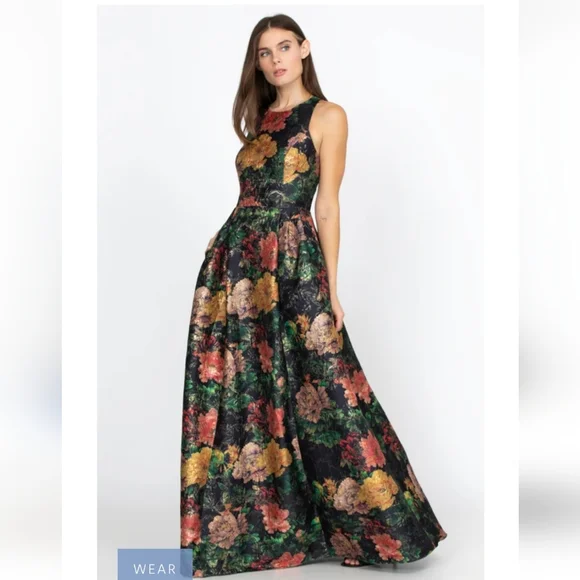 green emerald velvet dress Johnny Was Swing Lace Mesh Dress (Slip)